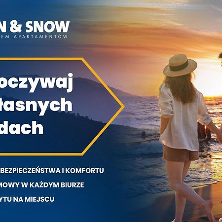 Apartamenty Sun & Snow Wechta - Promenada Gwiazd Z Sauna Miedzyzdroje Kültér fotó