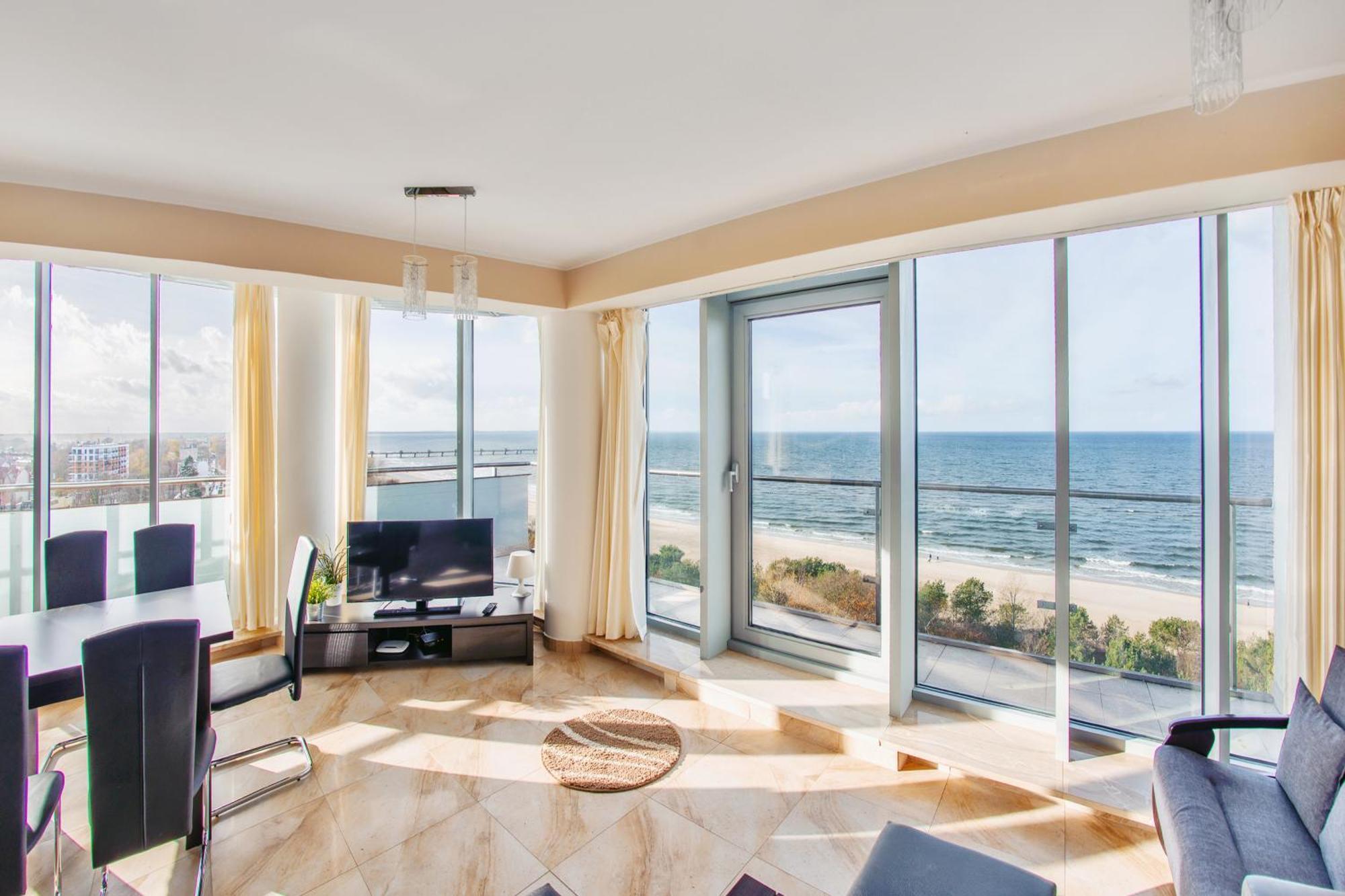 Apartamenty Sun & Snow Wechta - Promenada Gwiazd Z Sauna Miedzyzdroje Kültér fotó